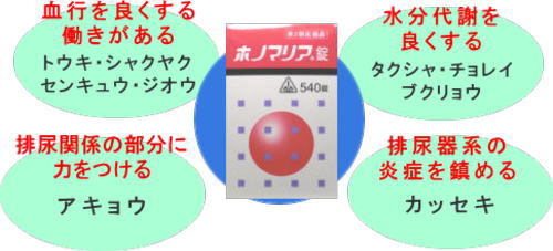 ホノマリアの働き